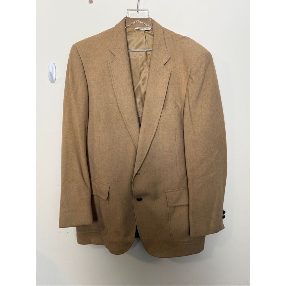 Harcourt and James Field Brothers Camel Hair Blazer Sport Coat Tan Classic Weste
